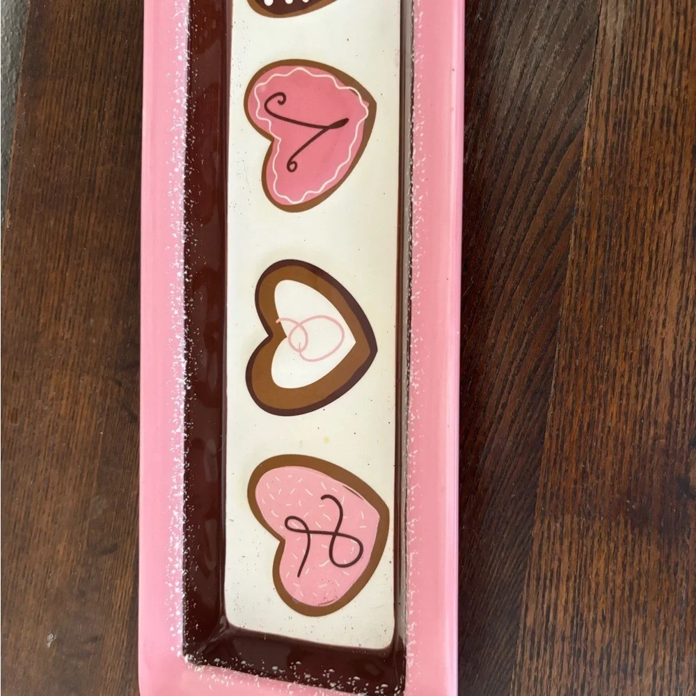 Pink and Brown Heart Wall Decor